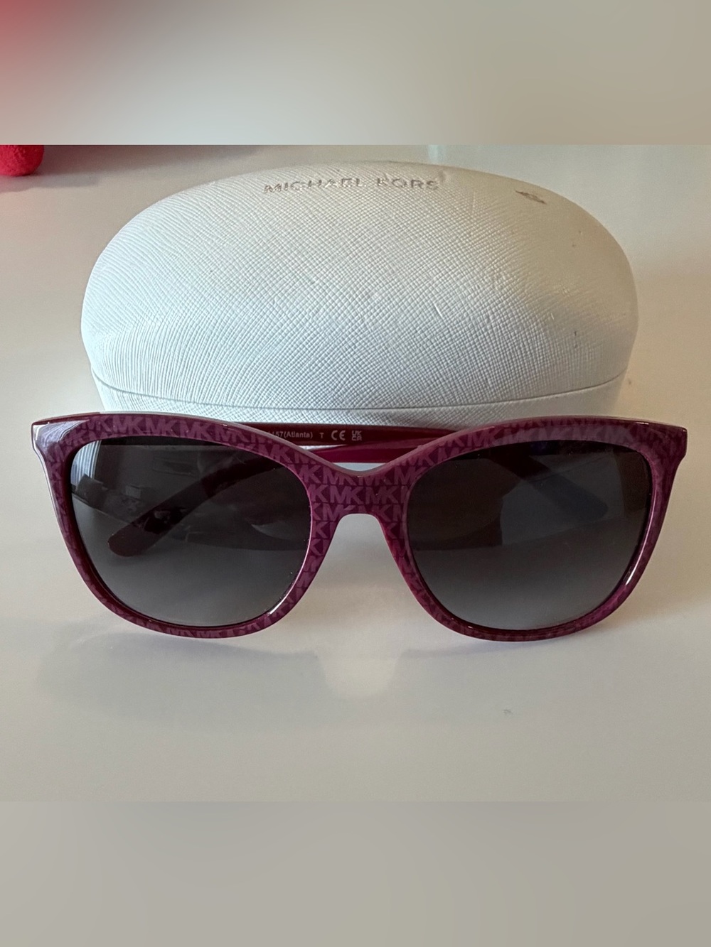 Michael Kors Purple MK Logo Atlanta Sunglasses